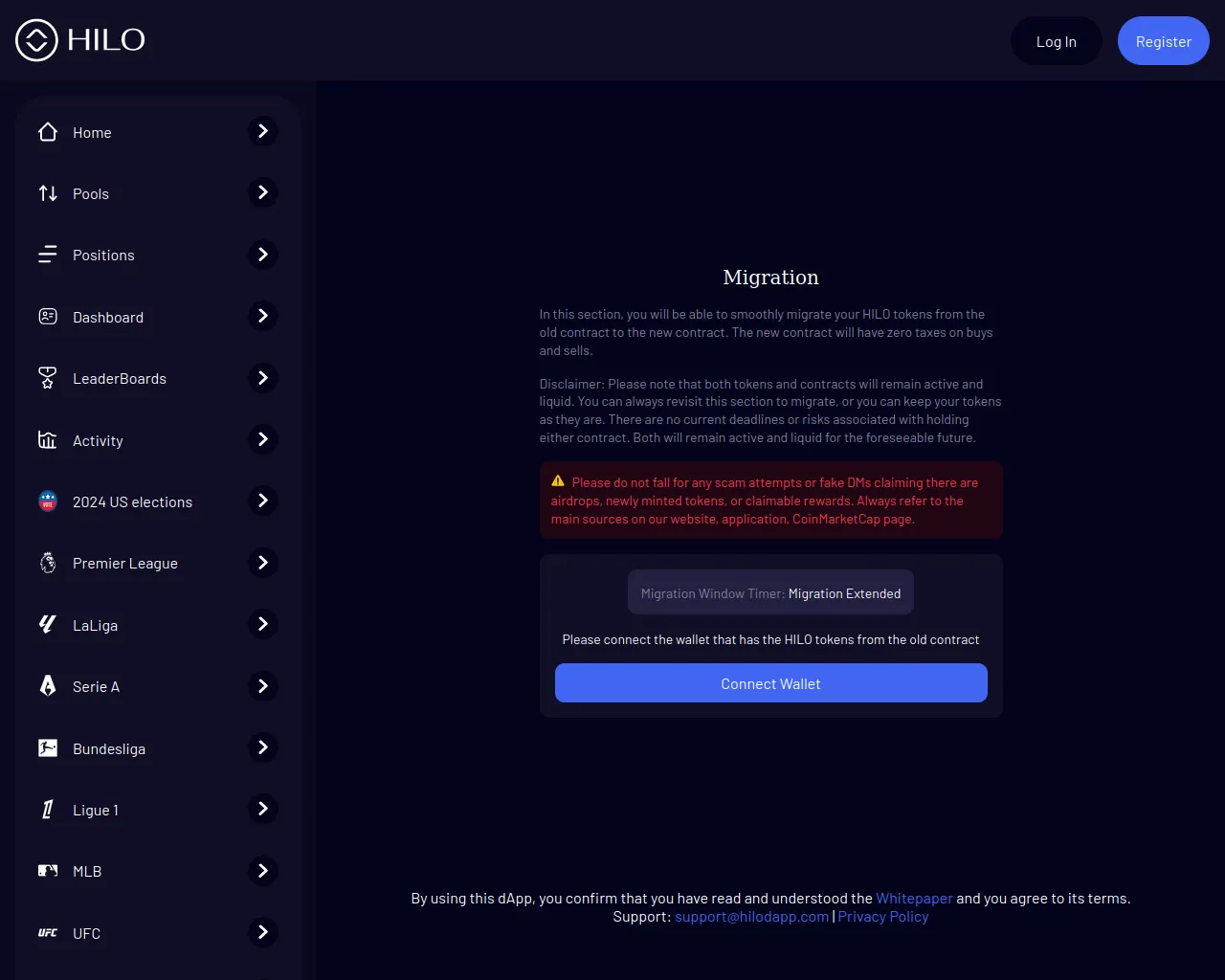 Screenshot of migrate-hilomarket.pages.dev