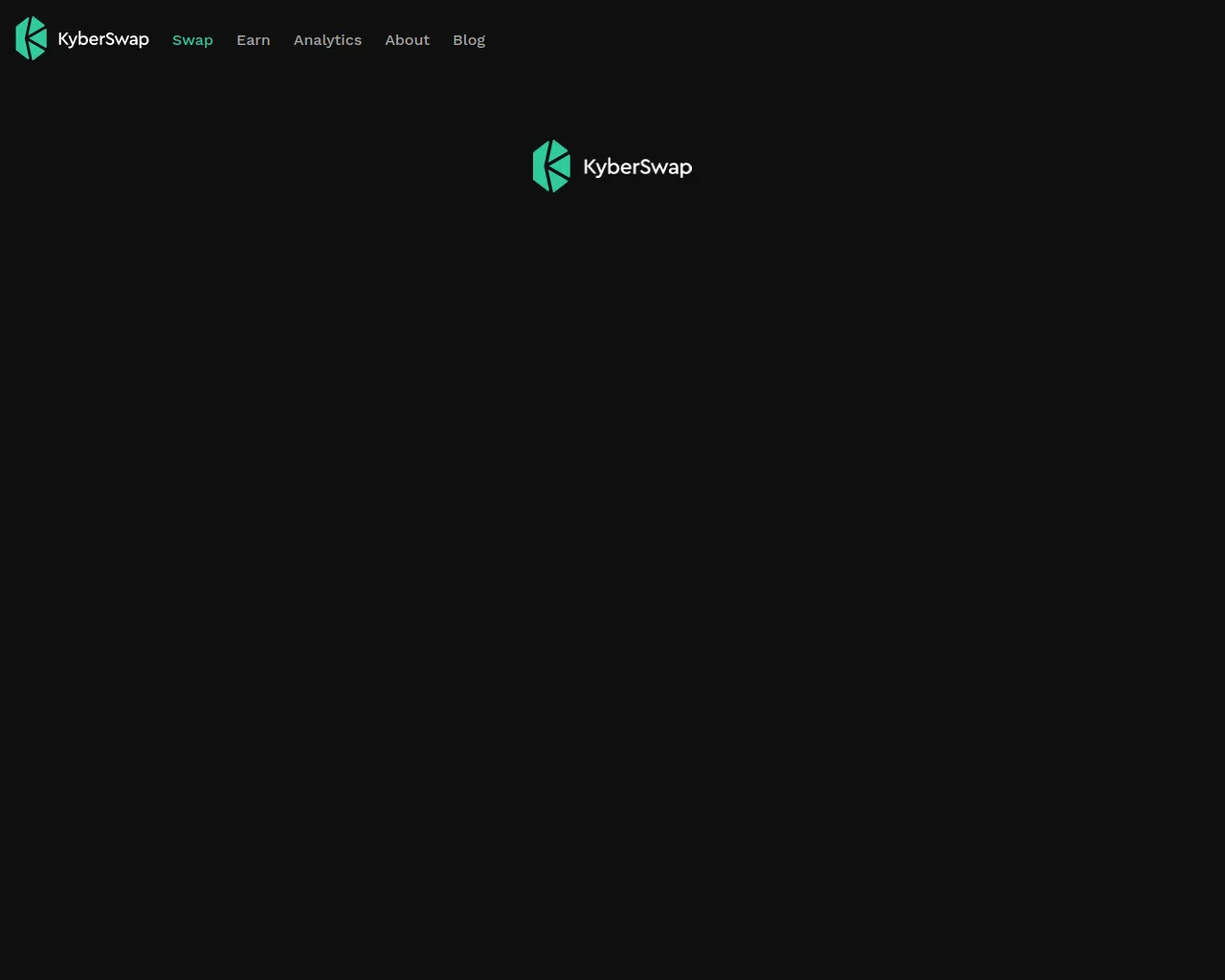 Screenshot of kyberswapsss.pages.dev