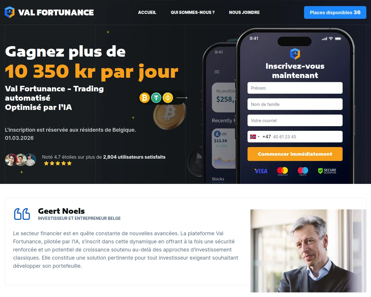Screenshot of val-fortunance.com