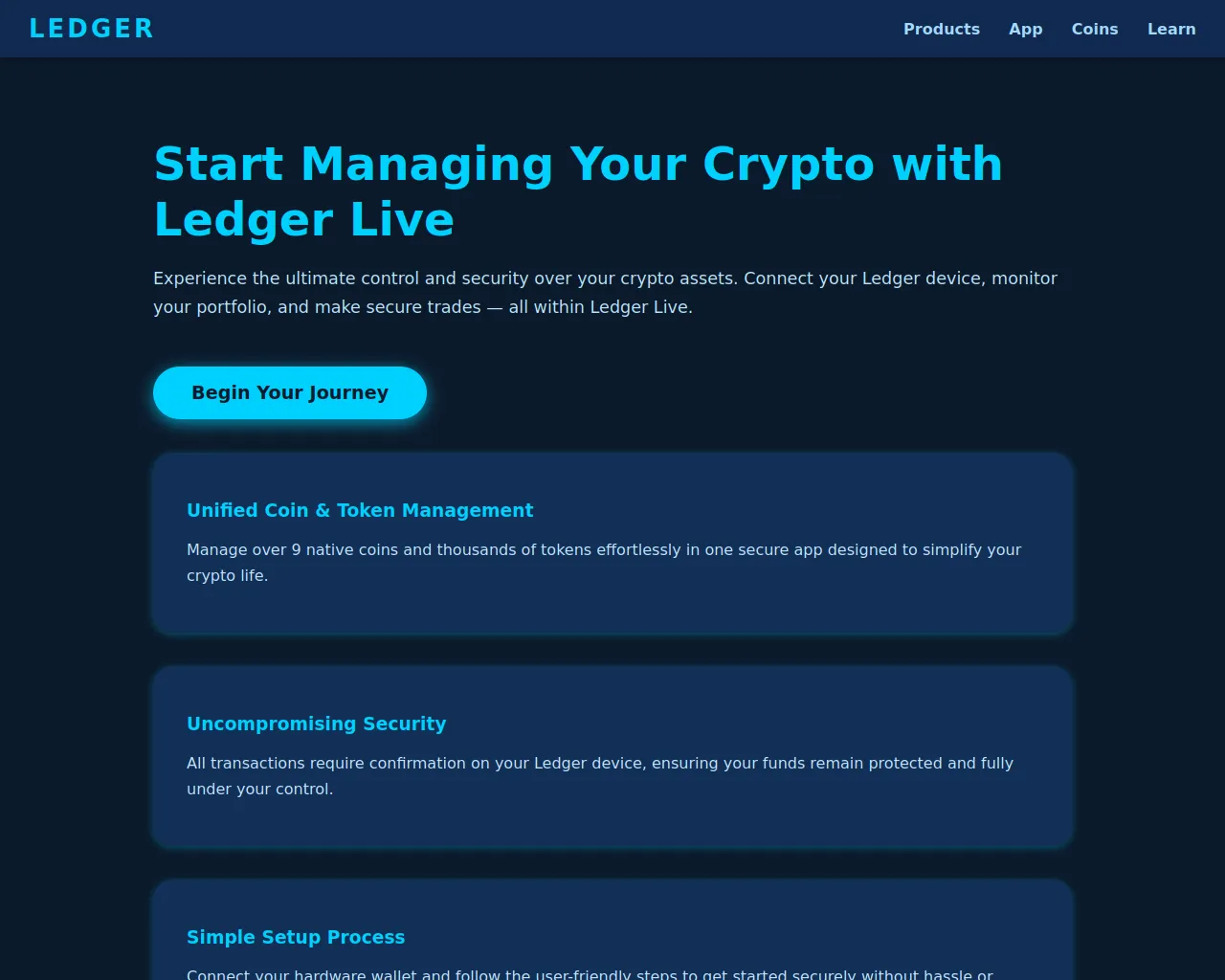 Screenshot of io-ledger-en.pages.dev