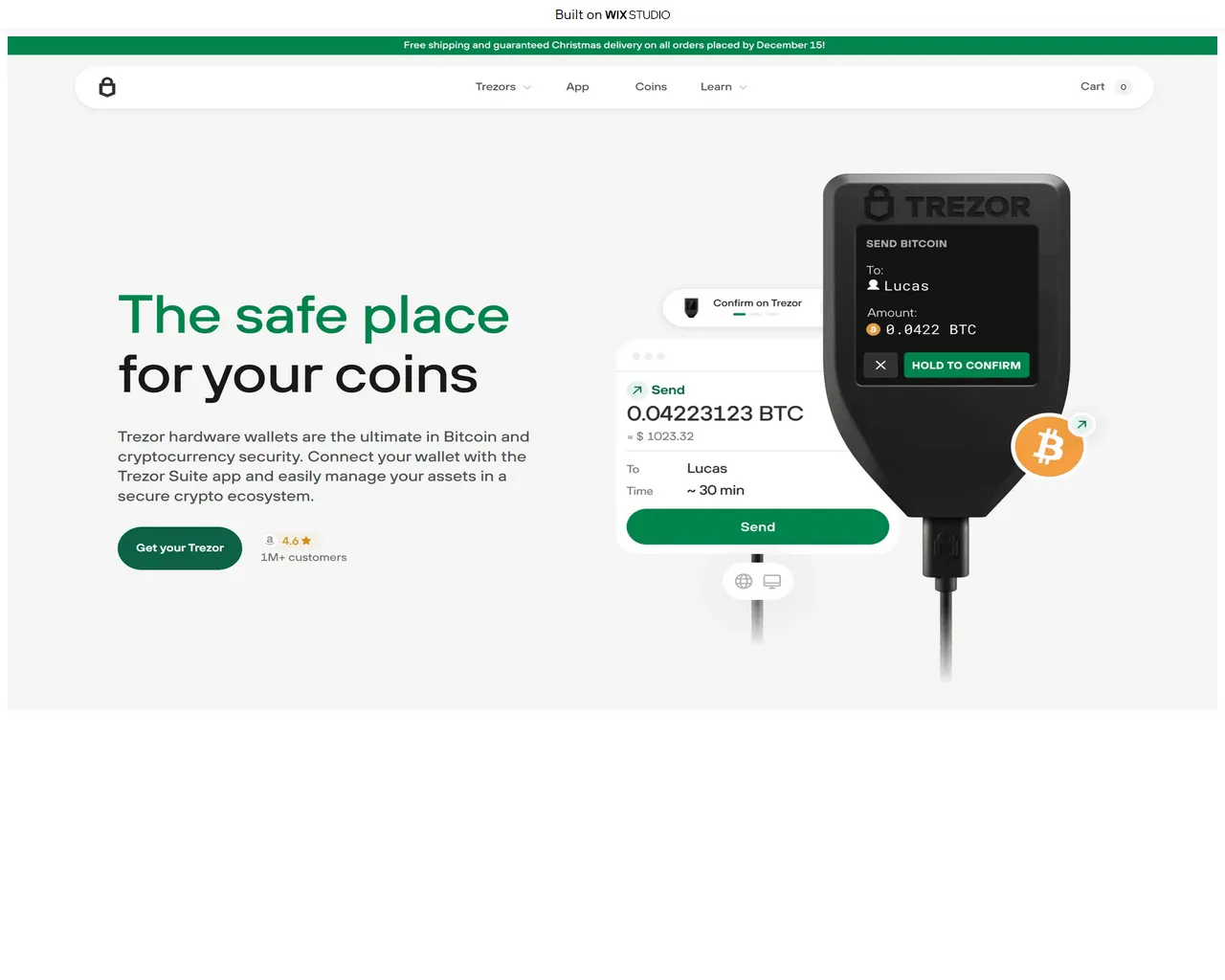 Screenshot of bridge-hub-trez.wixstudio.com