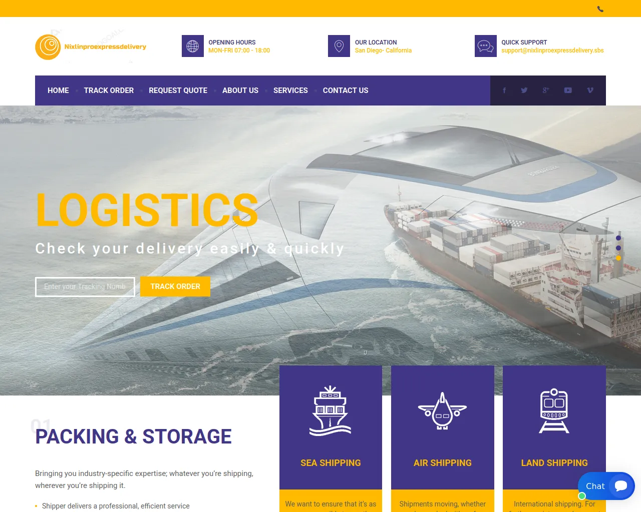 Screenshot of nixlinproexpressdelivery.sbs