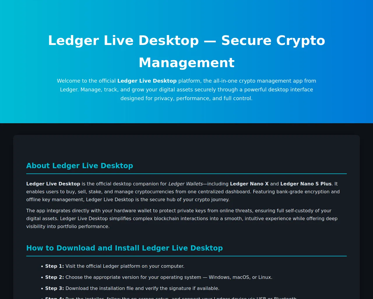 Screenshot of leger--live-desktop.pages.dev
