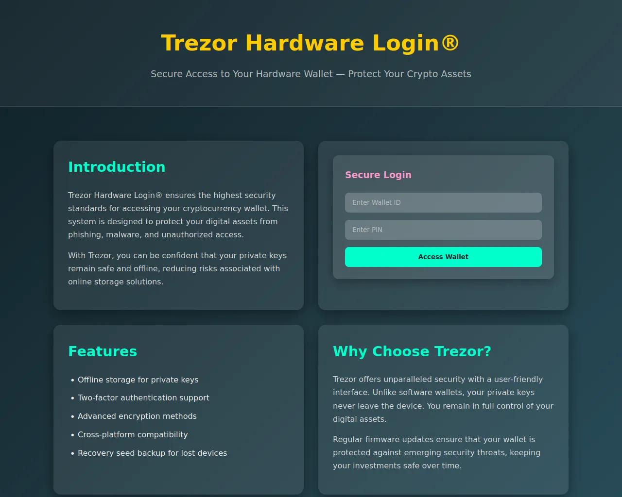 Screenshot of hrd-eng-suites-trezr-io.pages.dev