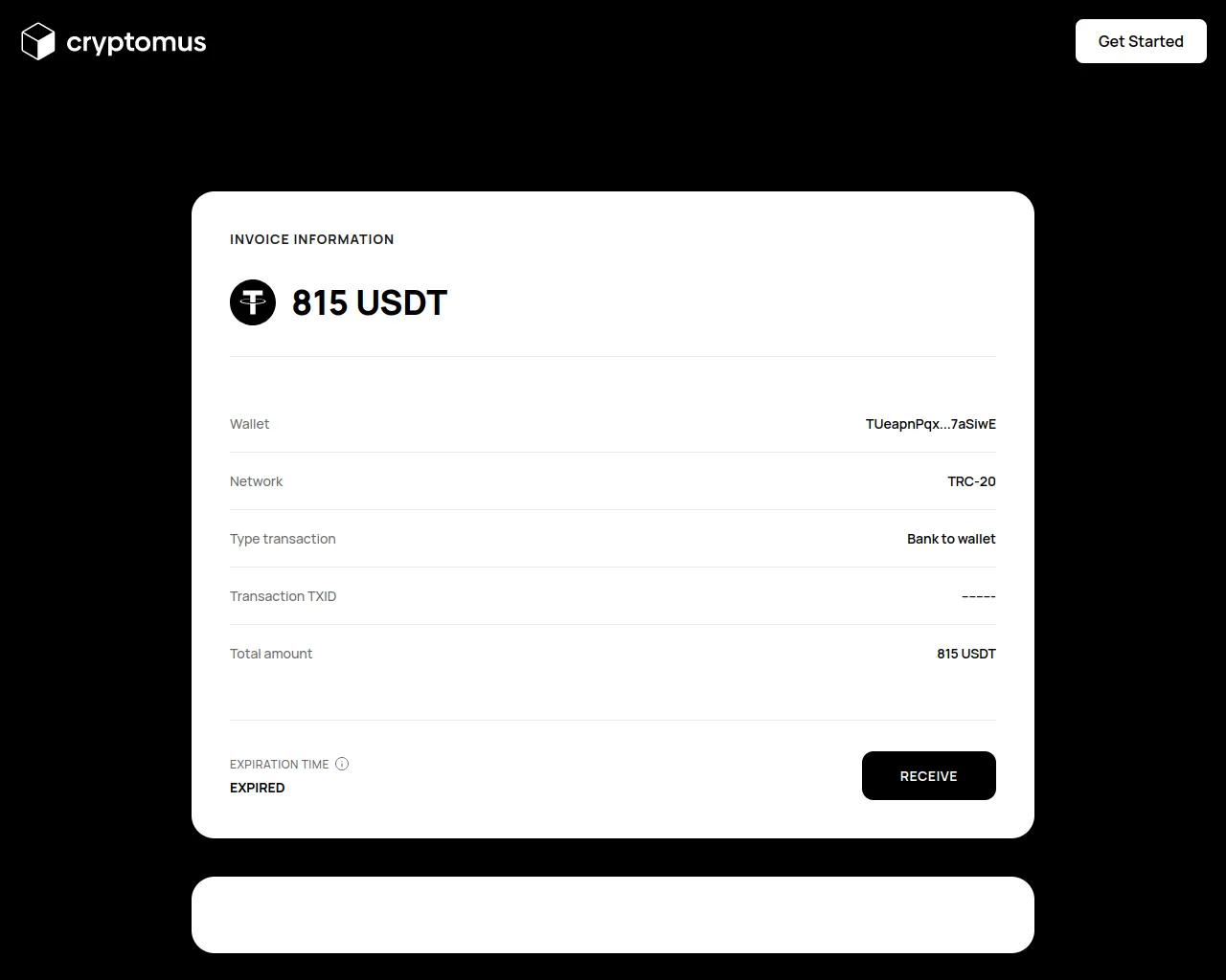 Screenshot of cryptomus-payment.com