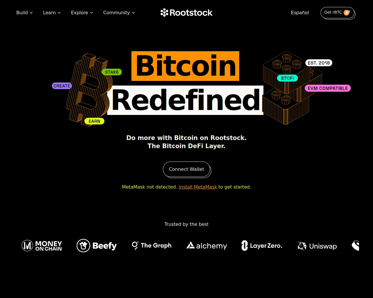 Screenshot of rootstock-verify.pages.dev