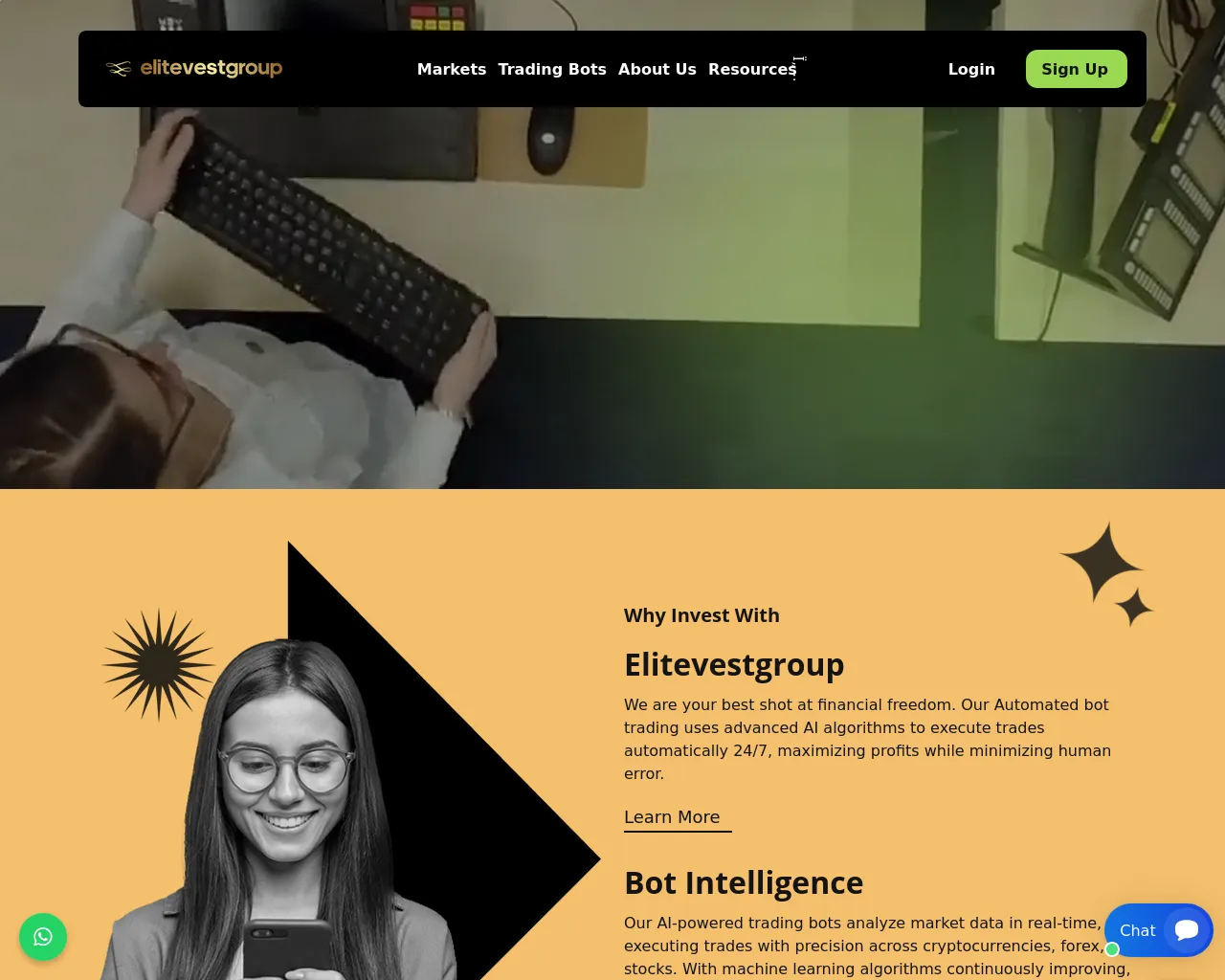 Screenshot of elitevestgroup.com