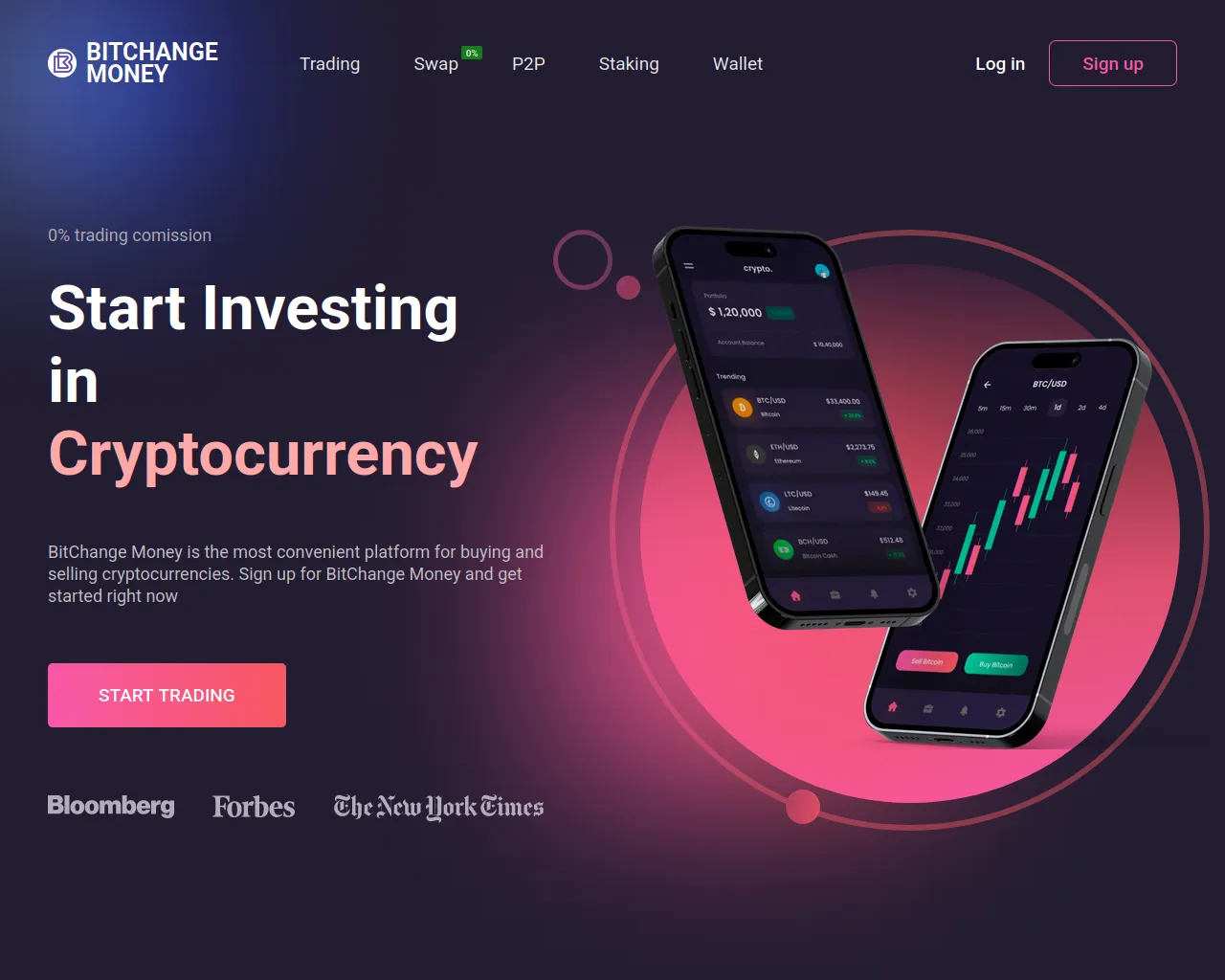 Screenshot of bit-change.money