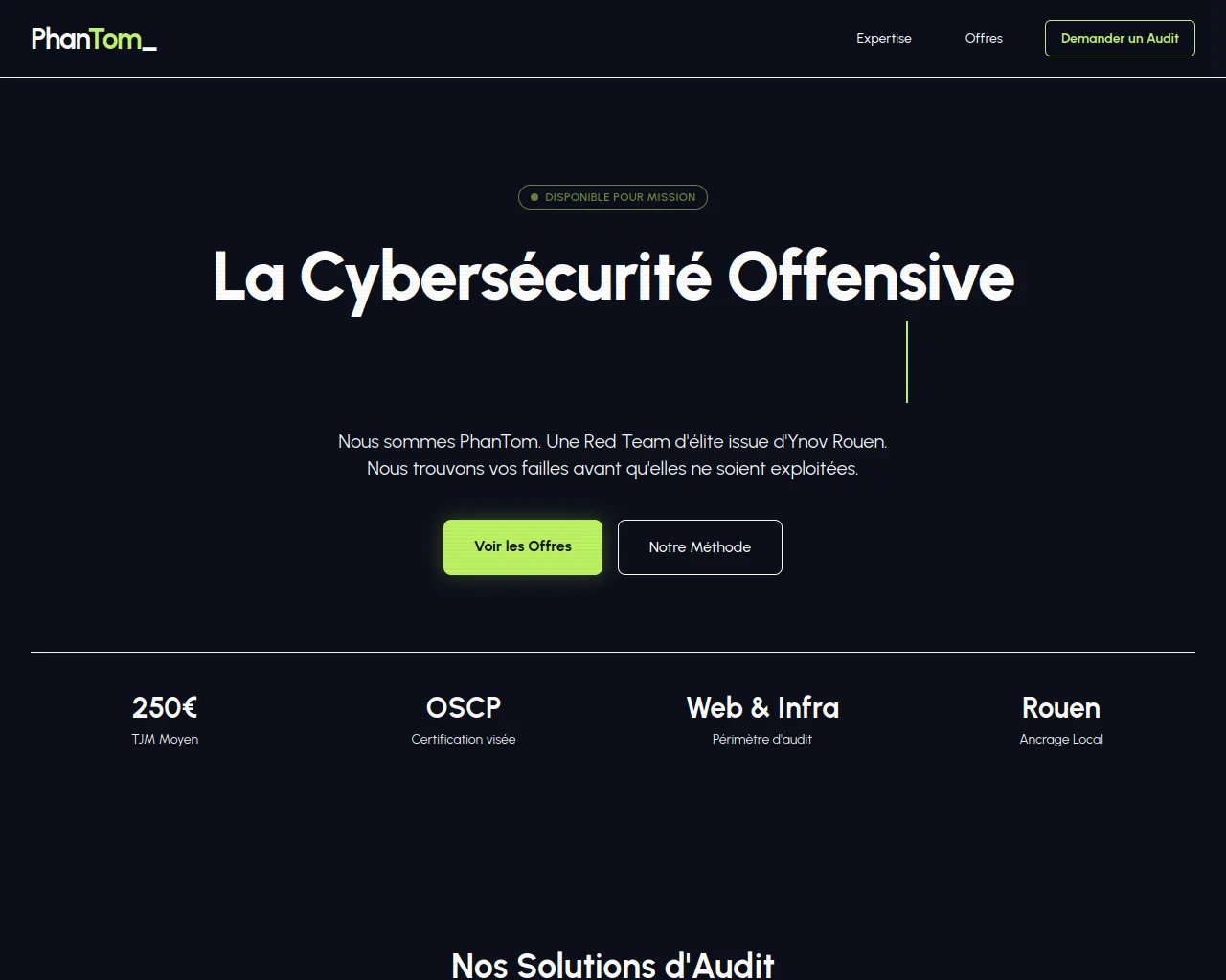 Screenshot of phantom.djoudi.dev