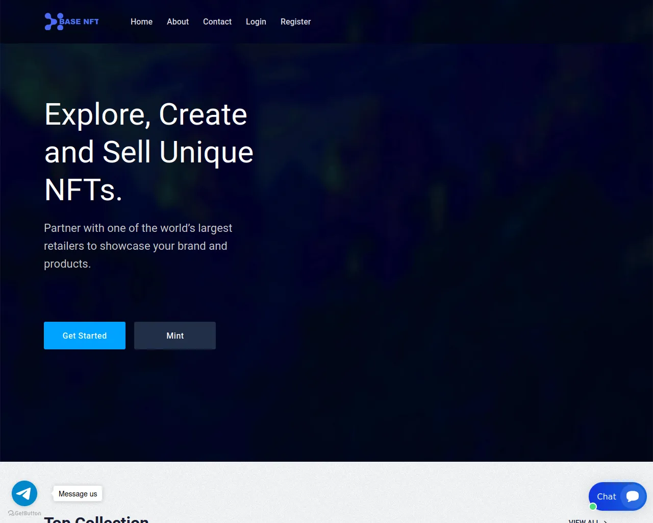 Screenshot of base-nft.com