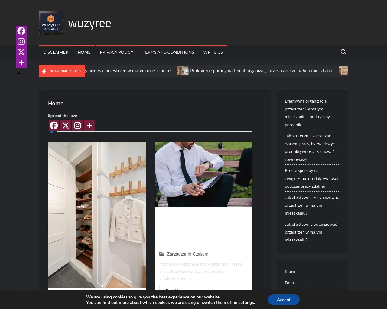 Screenshot of wuzyree.com