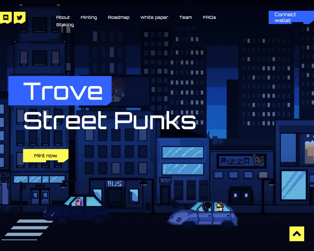 Screenshot of trovestreetpunks-frontend.pages.dev