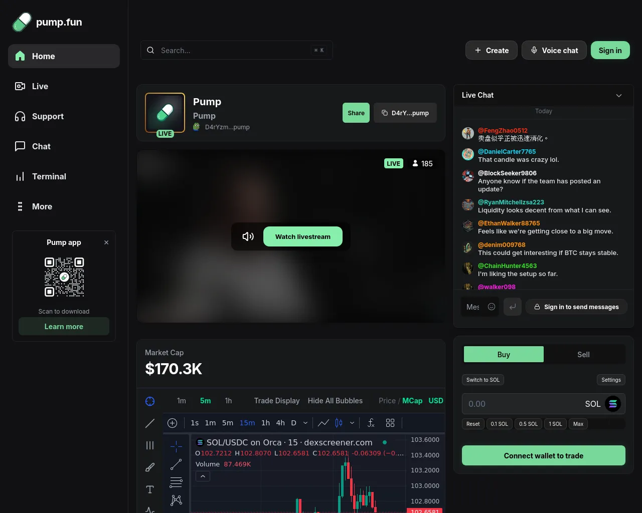 Screenshot of pumpsolstreamings.xyz