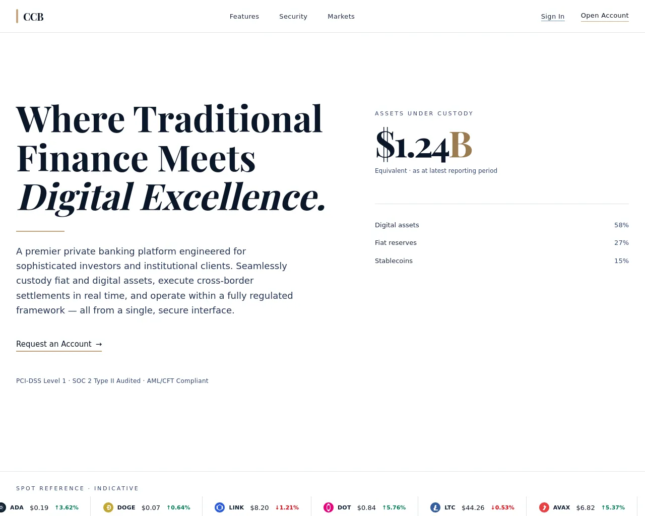 Screenshot of cryptocentralbanks.com