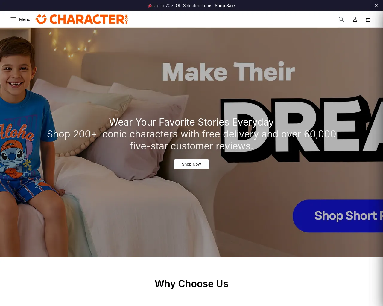 Screenshot of actr.shop
