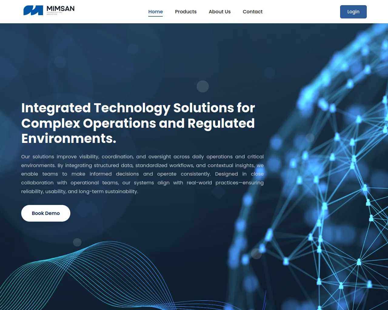 Screenshot of mimsaninternational.com