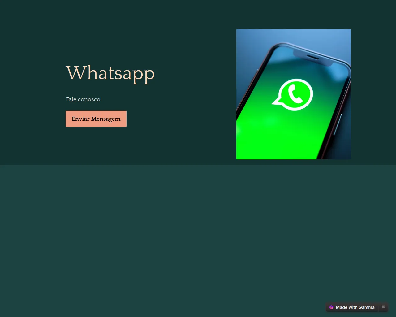 Screenshot of contato-whatsapp-x2el03r.gamma.site