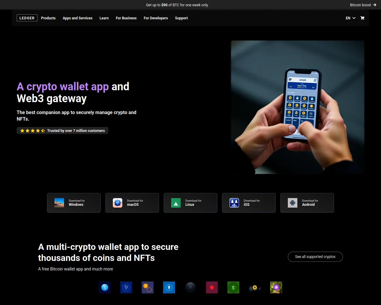 Screenshot of app-ledger-download.pages.dev
