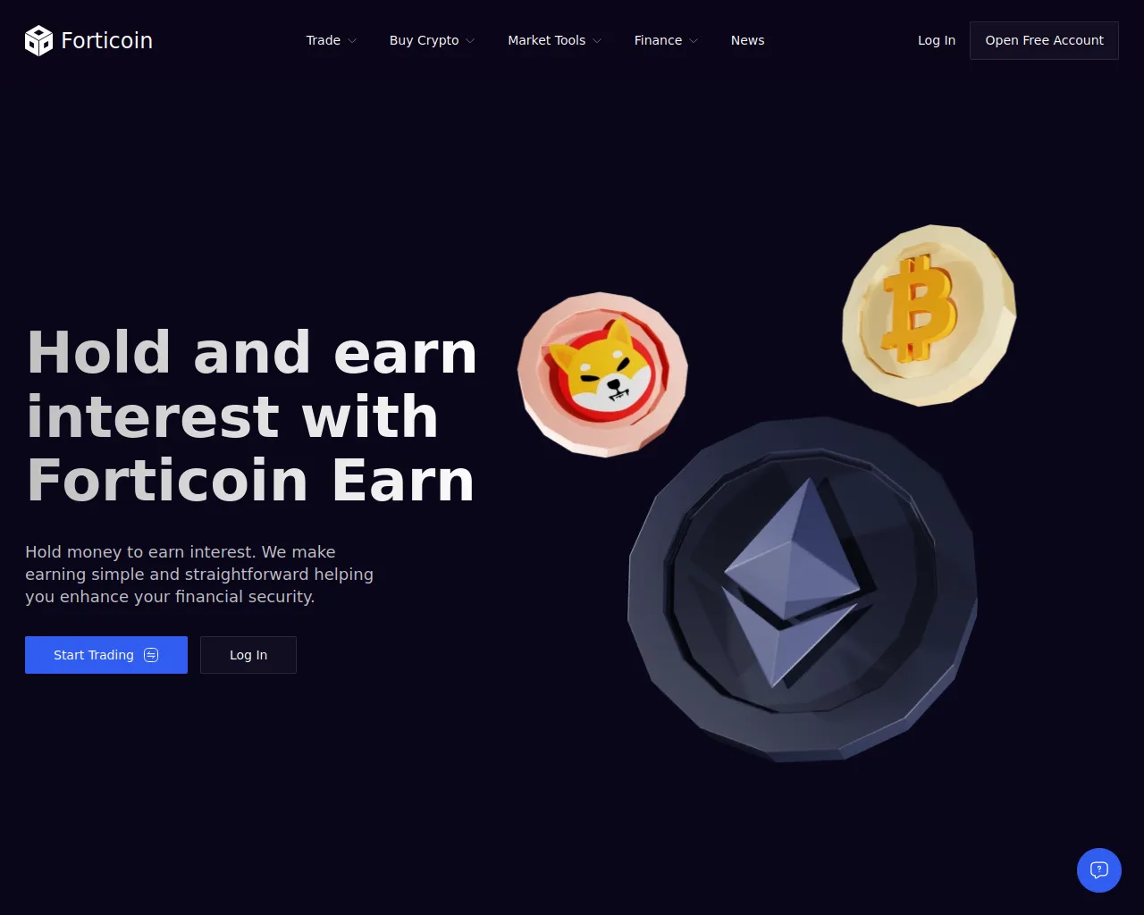 Screenshot of forticoin.com
