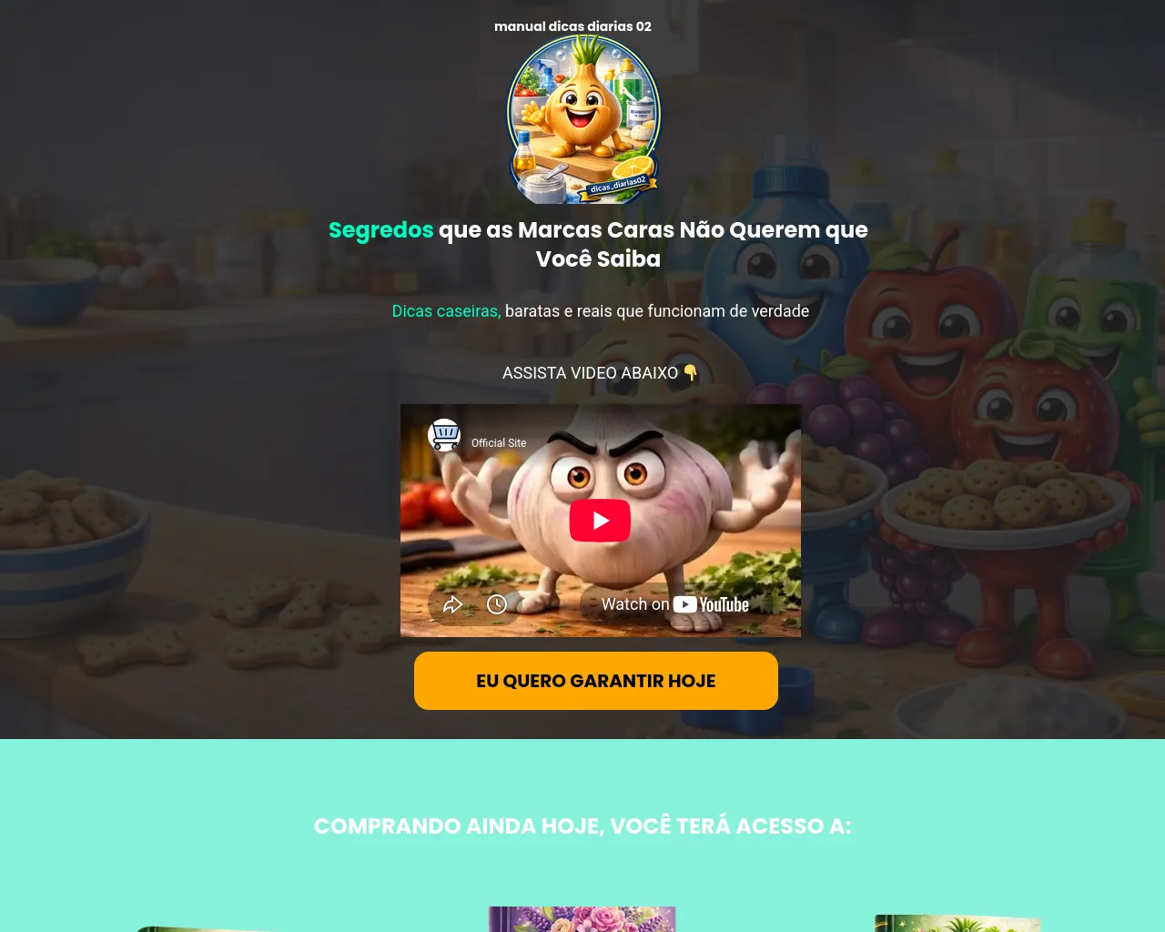 Screenshot of receitasdiaria.shop