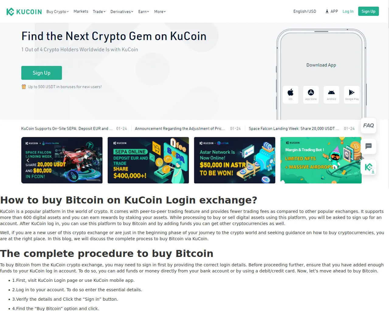 Screenshot of kuucainlogin.webflow.io