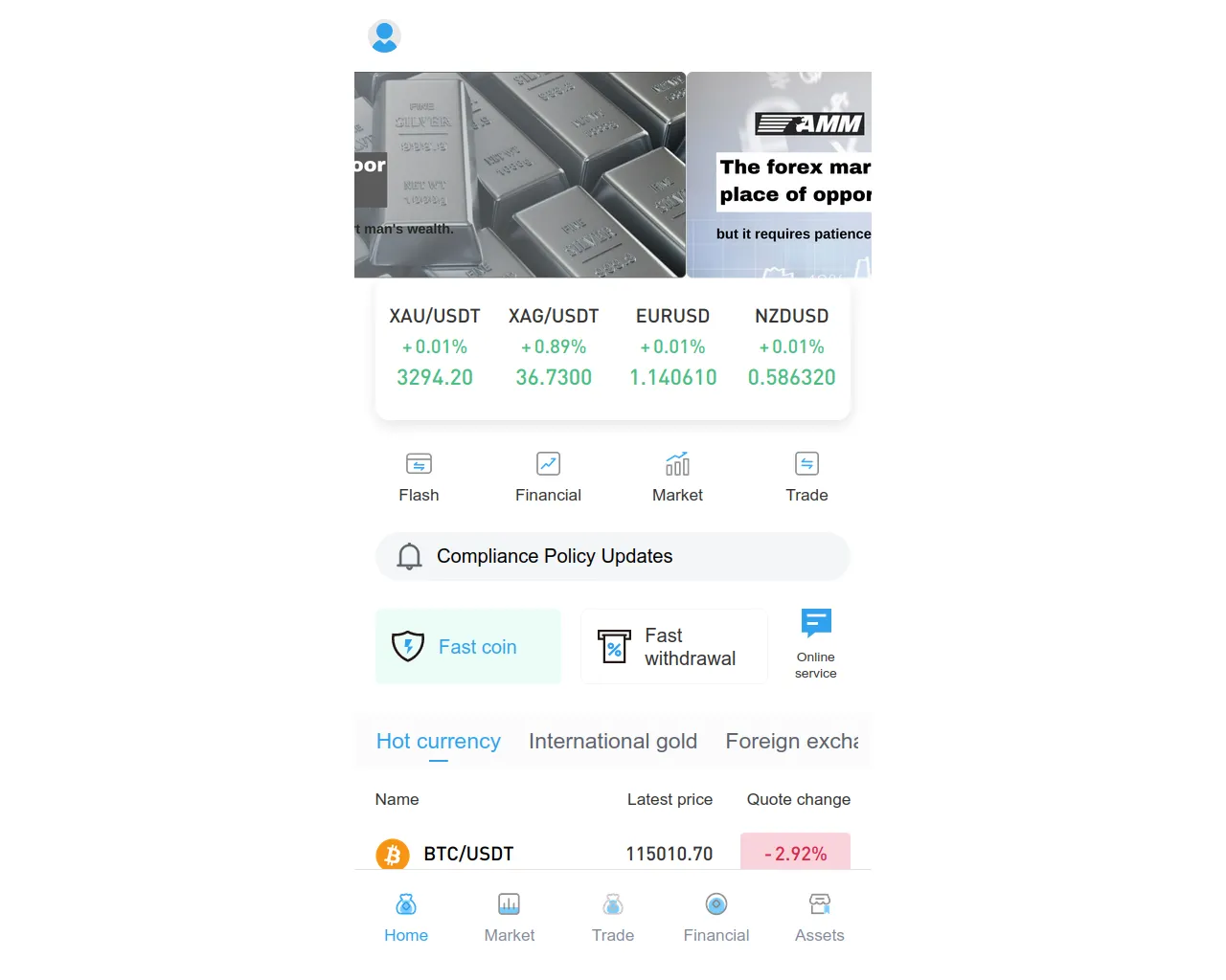 Screenshot of ammcoin.top