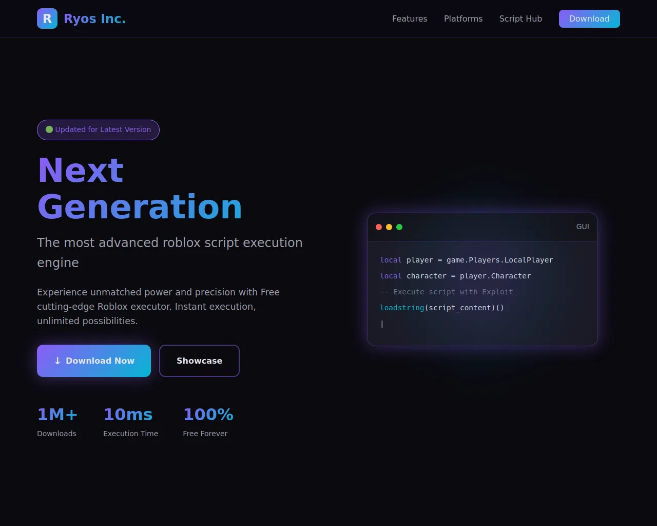 Screenshot of ryosxplolts.com