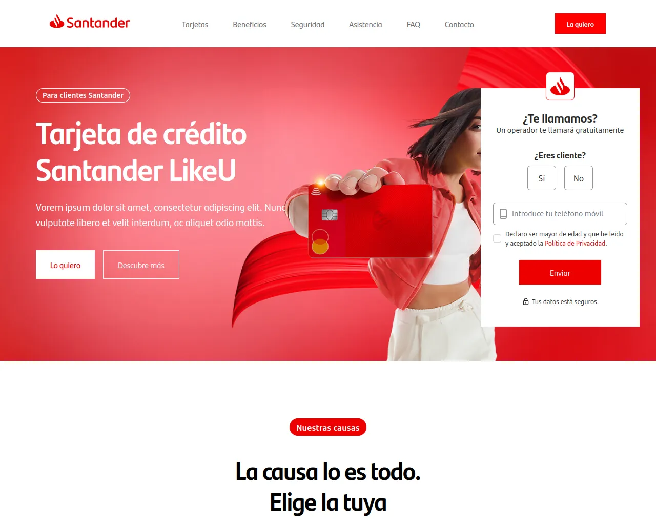 Screenshot of leia-santander.vercel.app