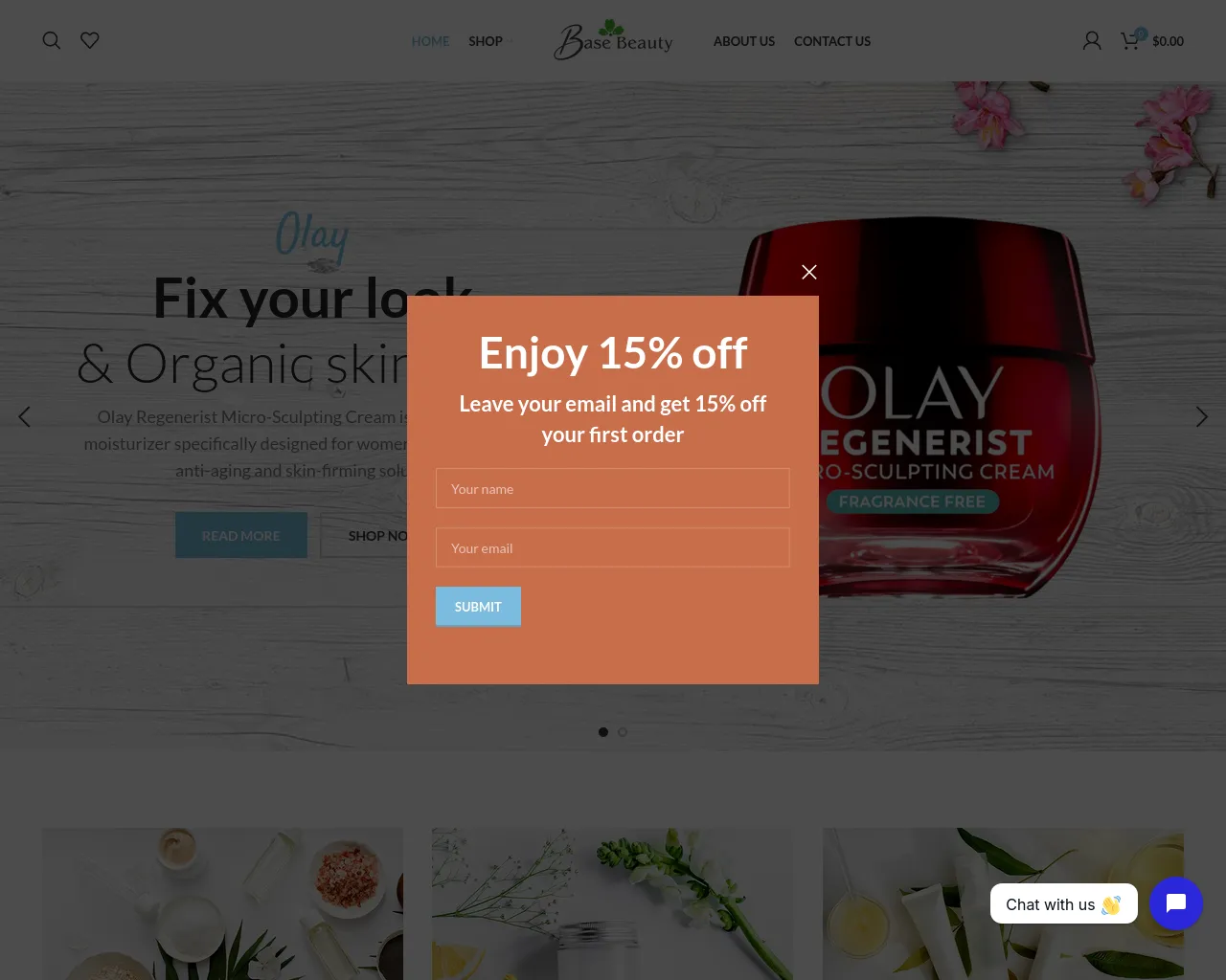 Screenshot of basebeauty.org