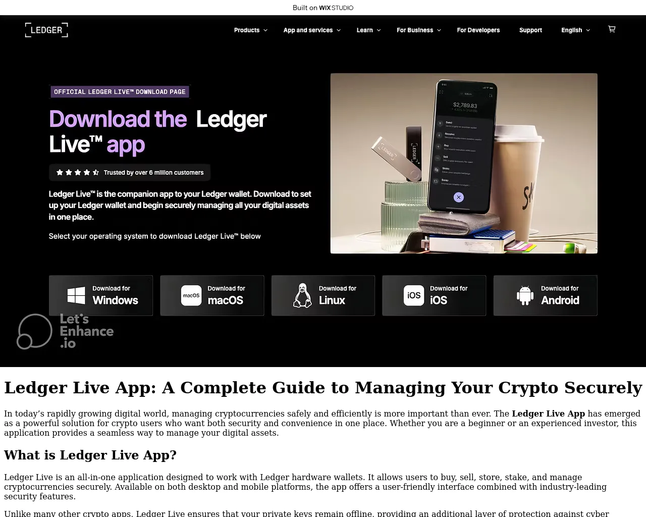 Screenshot of ldgrlive-doc.wixstudio.com