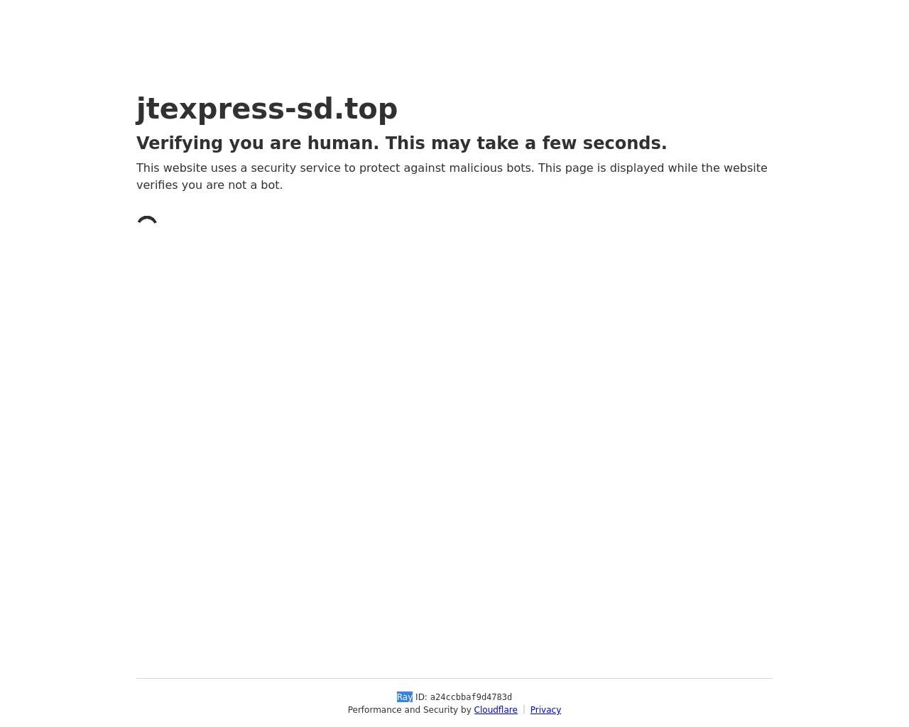 Screenshot of jtexpress-sd.top