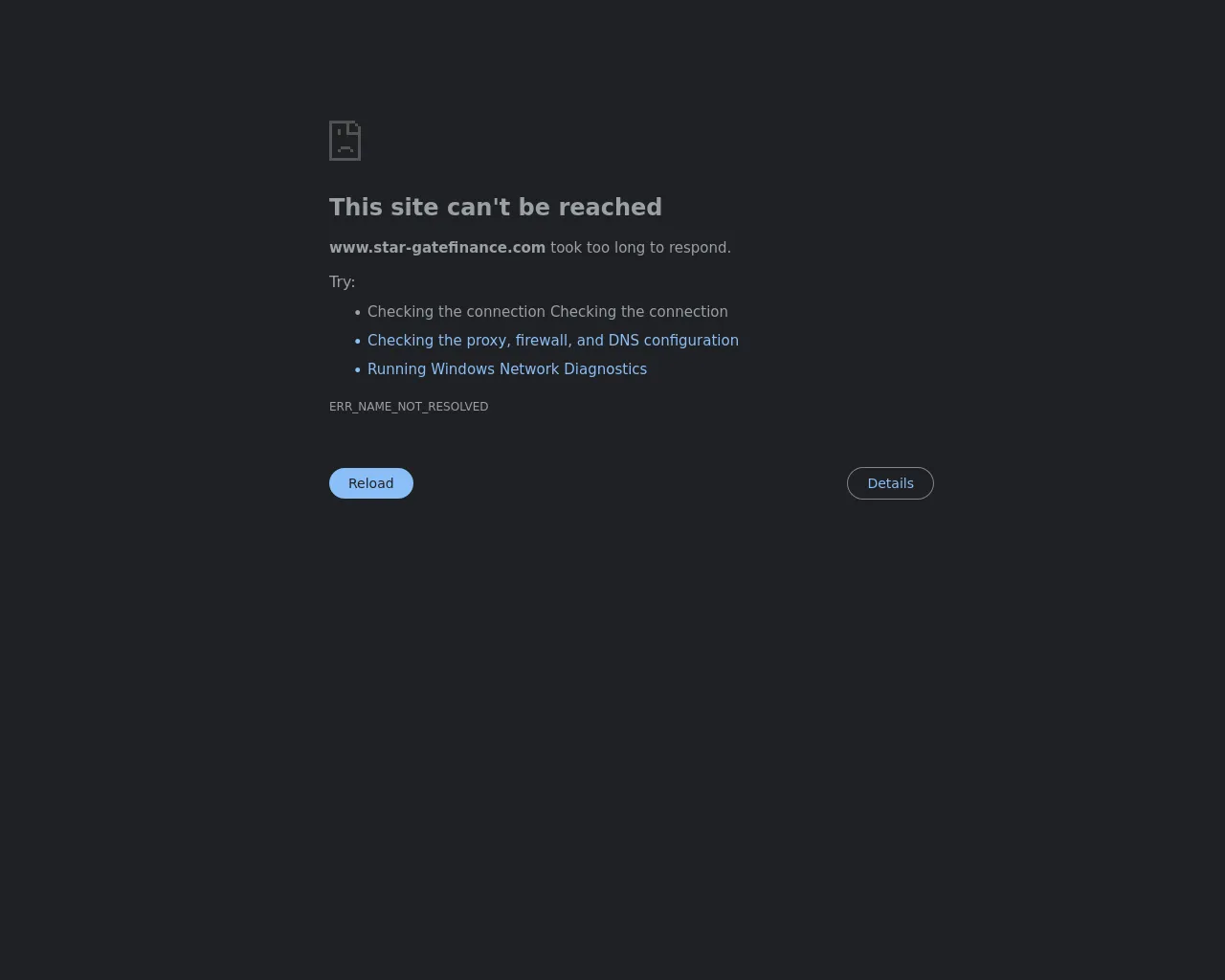 Screenshot of star-gatefinance.com