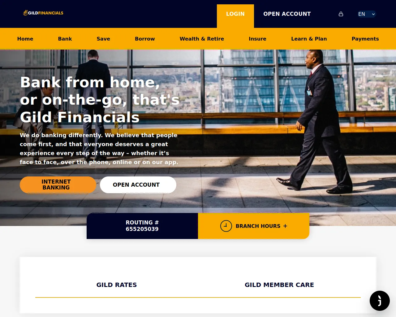 Screenshot of gildfinancials.com