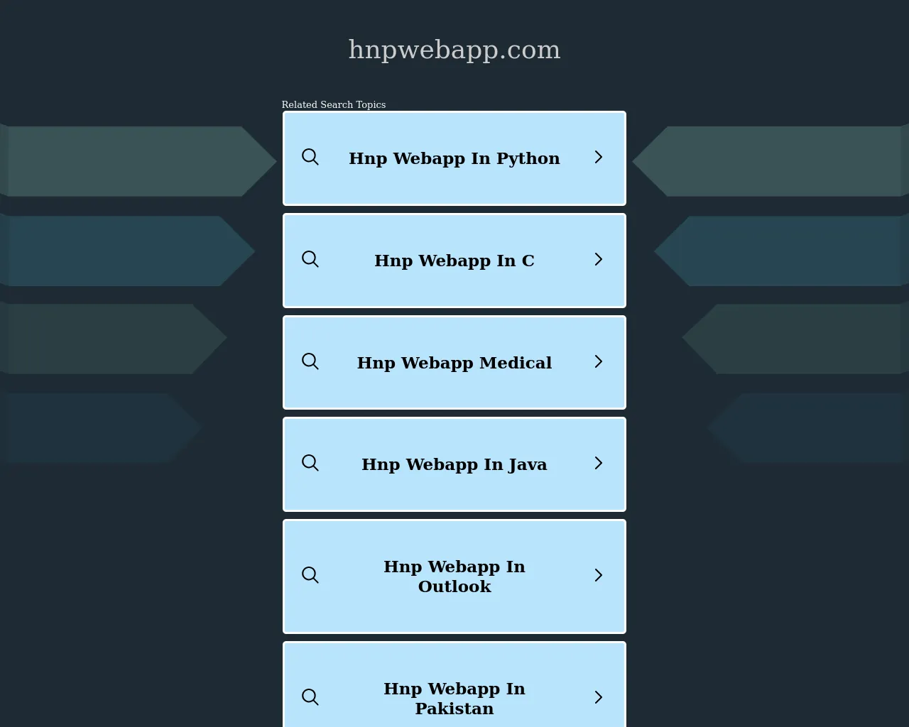 Screenshot of hnpwebapp.com