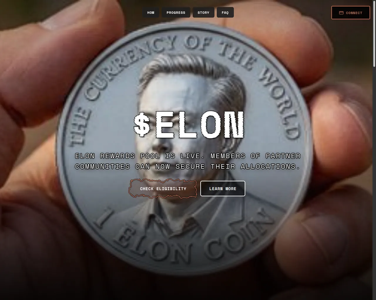 Screenshot of elon-collab.fun
