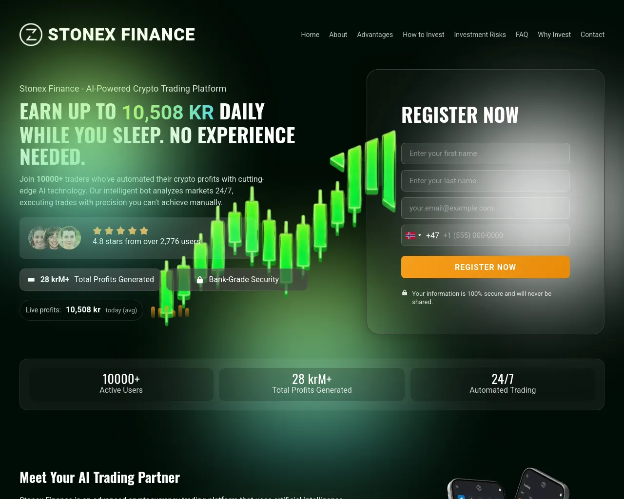Screenshot of stonexfinance.net