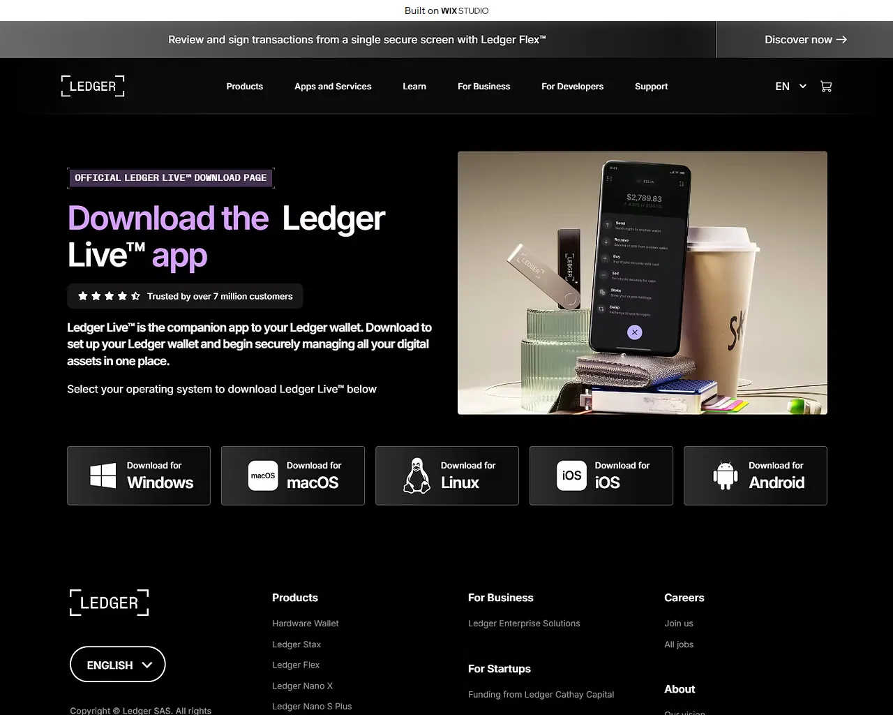 Screenshot of open-ledggr-com.wixstudio.com