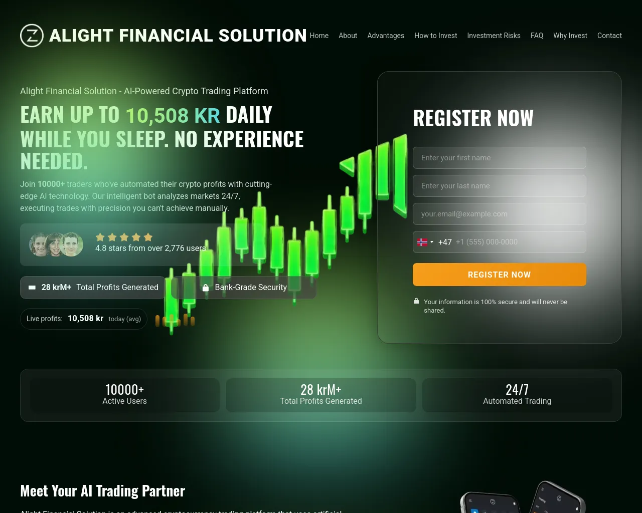 Screenshot of alightfinancialsolution.net