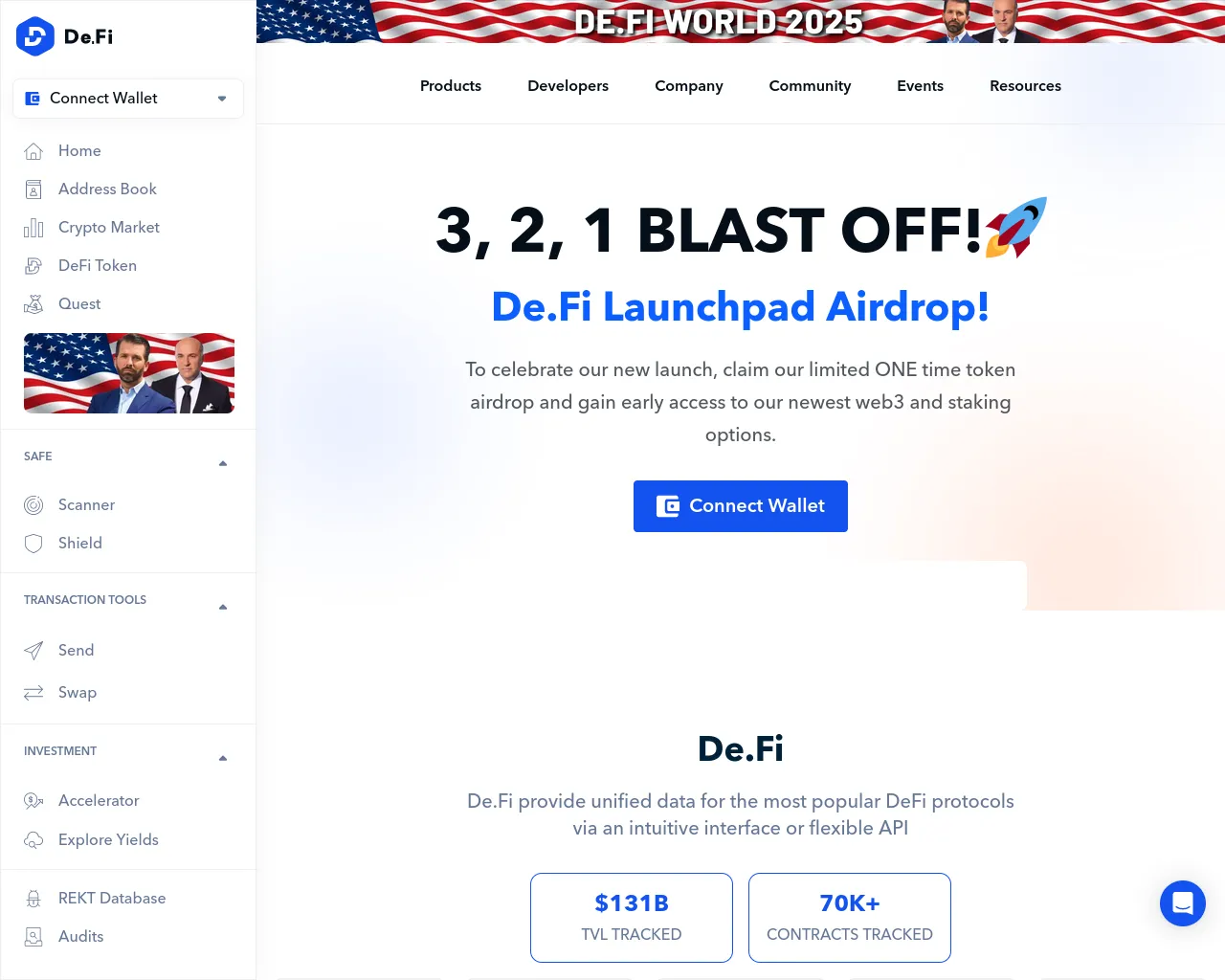 Screenshot of defirocket.ru
