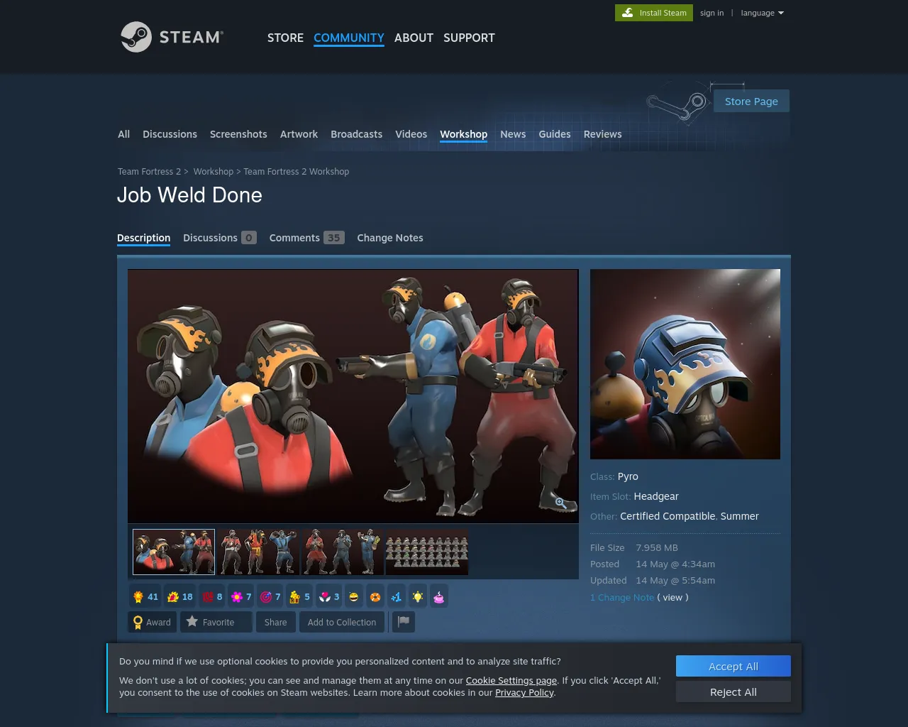 Screenshot of store.workshopcommunitycreatemods.com