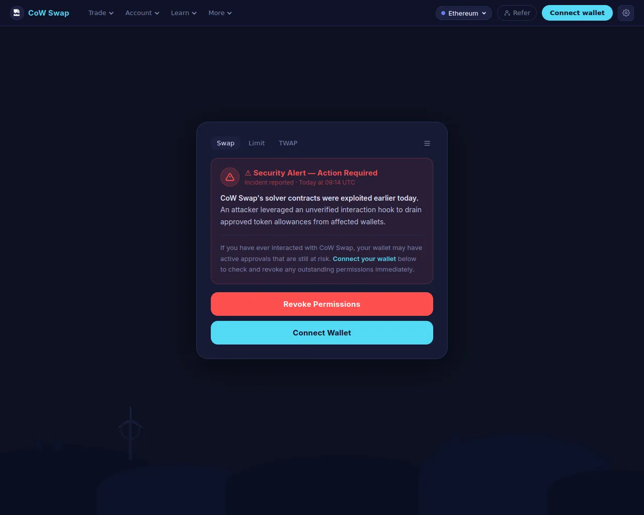 Screenshot of cswaprevoke.live
