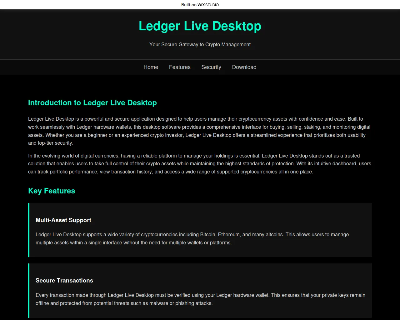 Screenshot of desktop-en-ldgar.wixstudio.com