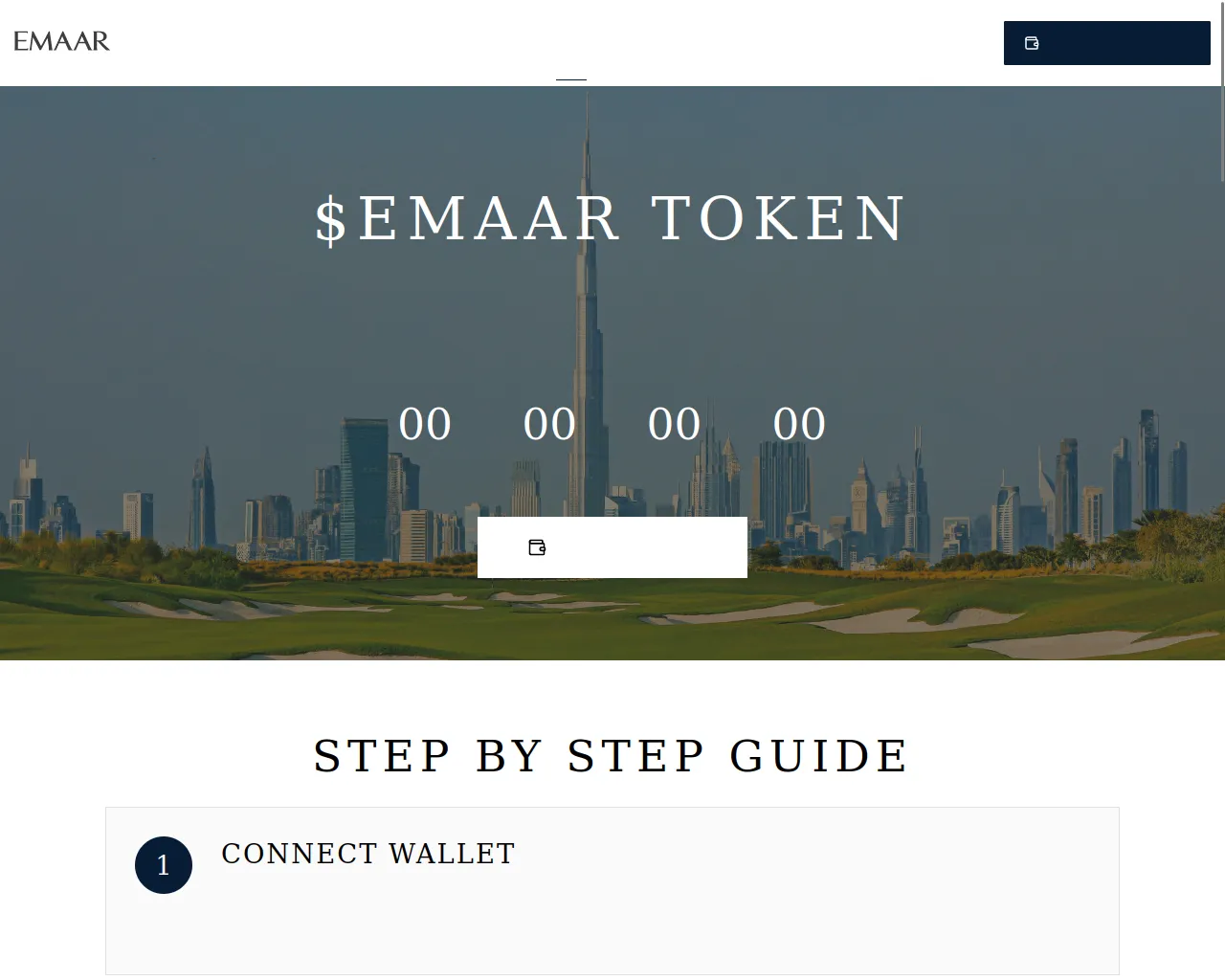 Screenshot of emaartoken.xyz