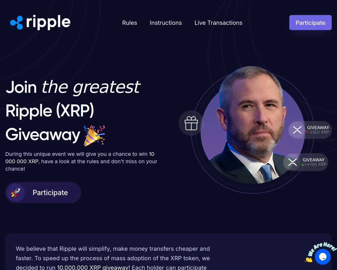 Screenshot of brad-updates.live