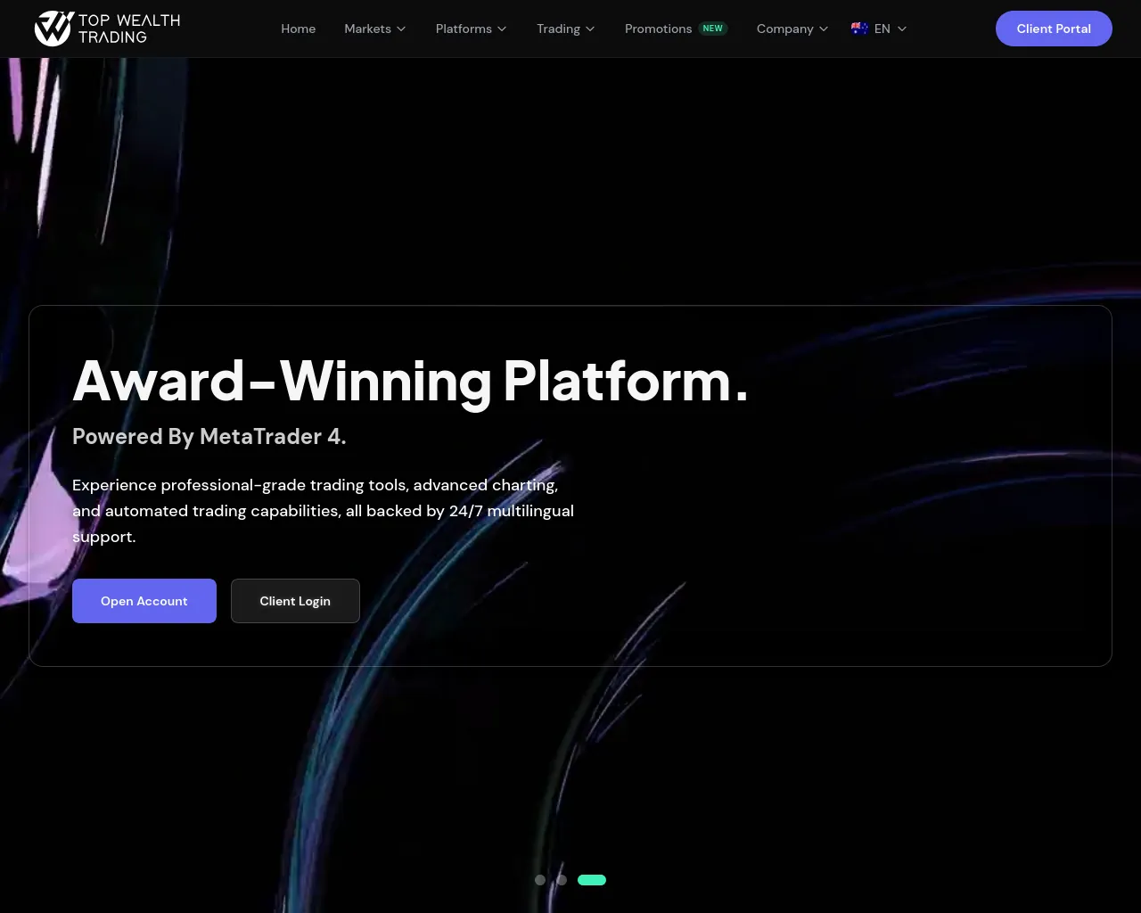 Screenshot of topwealthtrading.com