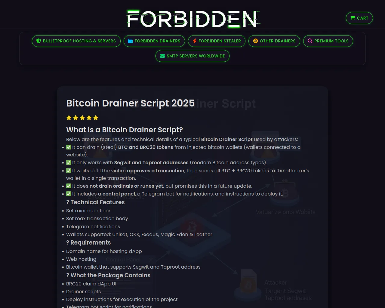 Screenshot of forbidden.my