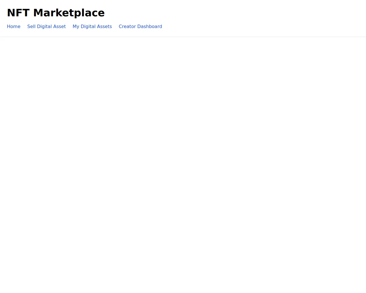 Screenshot of nft-marketplace-eight.vercel.app
