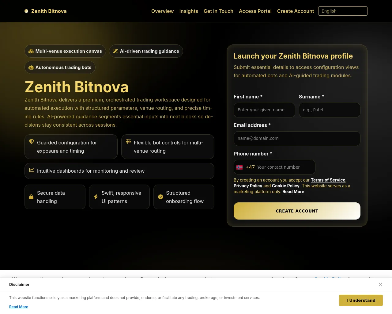 Screenshot of zenith-bitnova-solution.com
