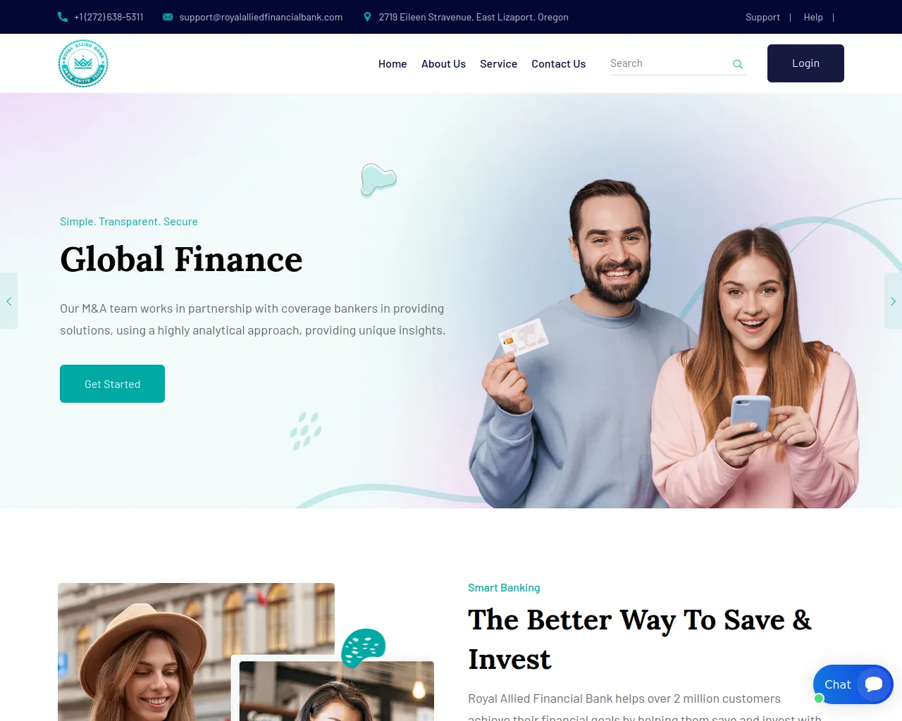 Screenshot of royalalliedonline.com