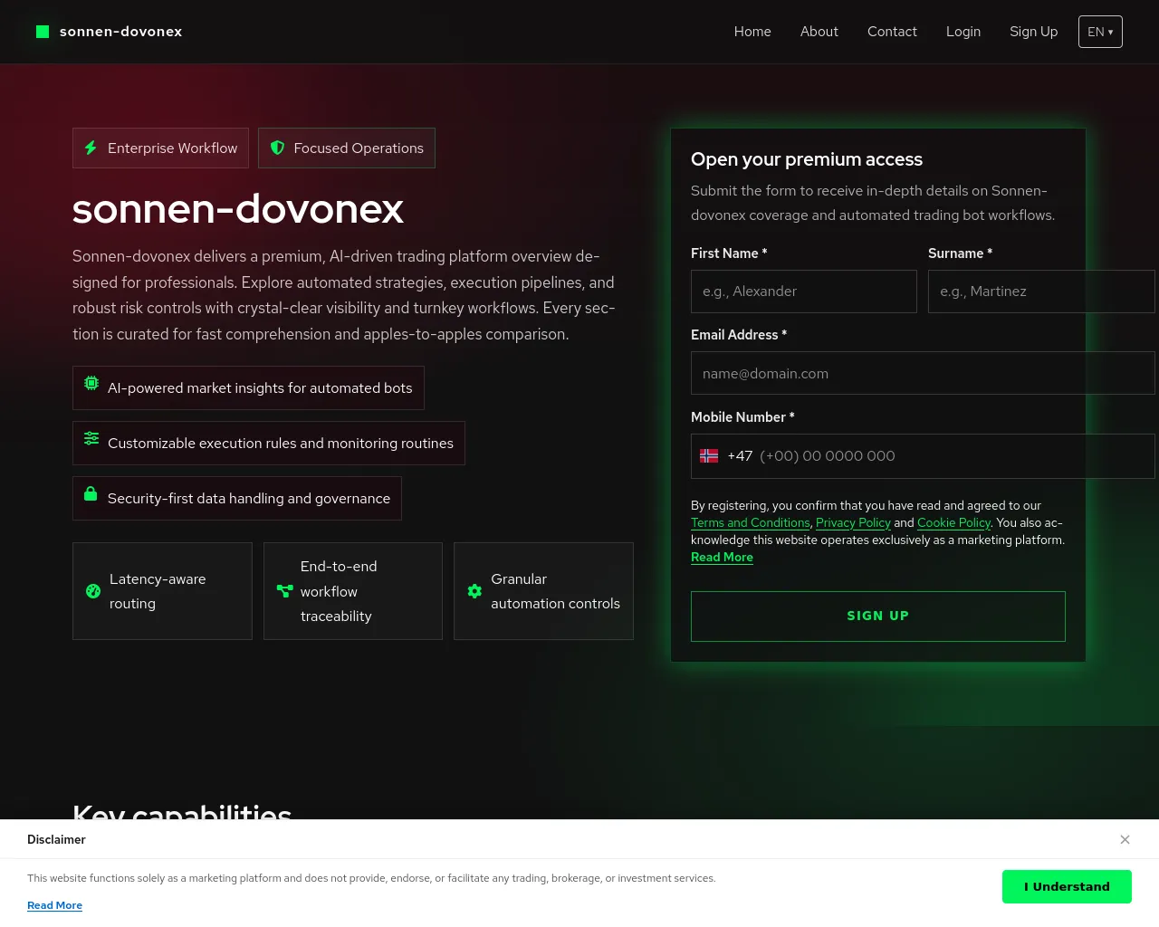 Screenshot of sonnen-dovonextech.com
